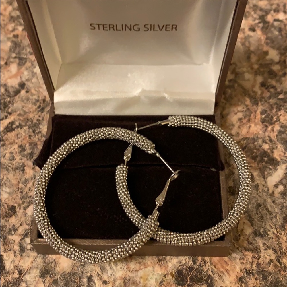 Sterling silver earrings